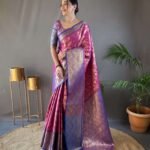 Pattu Silk Saree Magenta 2