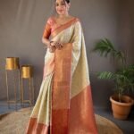 Pattu Silk Saree OFF White 2