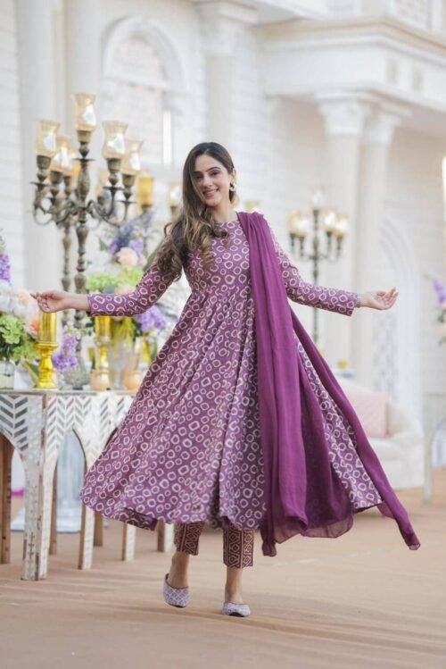 Purple Georgette Anarkali Suit3