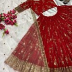 Faux Georgette Canvas Patta Lehenga Choli7