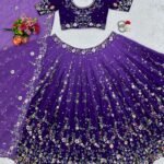 Faux Georgette Digital Print Lehenga3